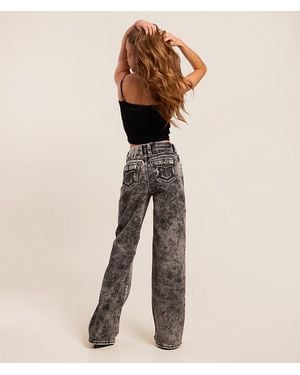 Rock Revival Nadine Wide Leg Stretch Jean - Natural