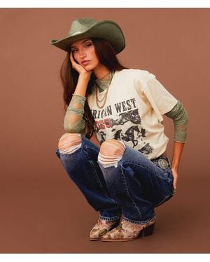 Sterling & Stitch American West Rodeo T-Shirt - Blue