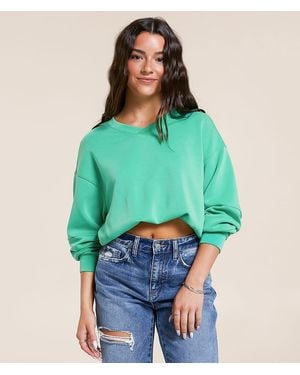 FITZ + EDDI Cropped Pullover - Green