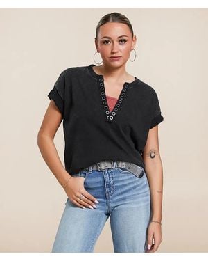 Gilded Intent Mineral Washed T-Shirt - Black