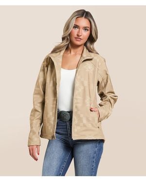 Ariat Southwestern Softshell Jacket - Natural