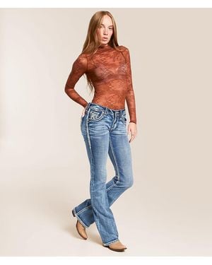 Rock Revival Yulini Low Rise Boot Stretch Jean - Blue