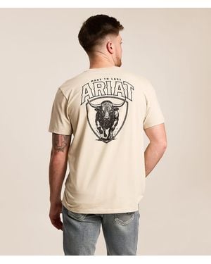 Ariat Rope Charger T-Shirt - Natural