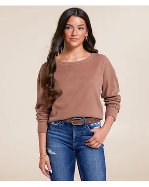 FITZ + EDDI Brushed Knit Thermal - Blue