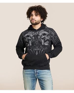 Affliction Decimation Hooded Sweatshirt - Blue
