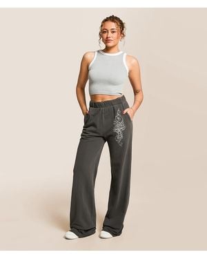 Affliction Aristocrat Wide Leg Pant - Natural