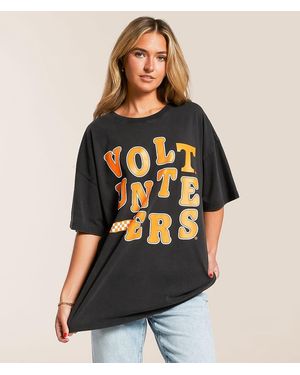 Gameday Social Tennessee Volunteers Oversized T-Shirt - Black
