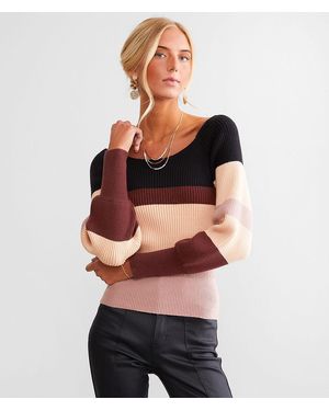 BKE Striped Sweater - Multicolor