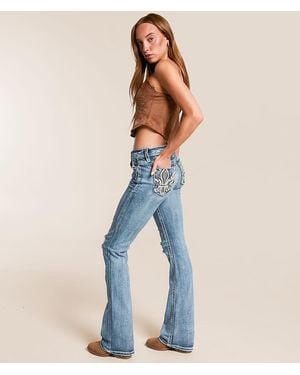Miss Me Mid-Rise Boot Stretch Jean - Blue
