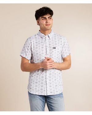 Burlebo Ducks & Calls Performance Stretch Shirt - White