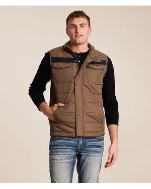 Hooey Banff Puffer Vest - Black
