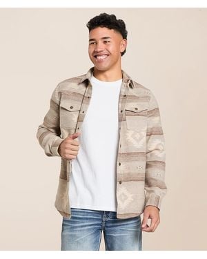 Gentry County Western Athletic Flannel Shirt - Natural