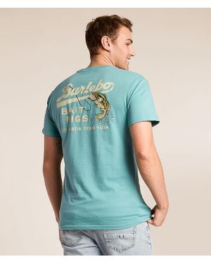 Burlebo Bait & Riggs T-Shirt - Blue