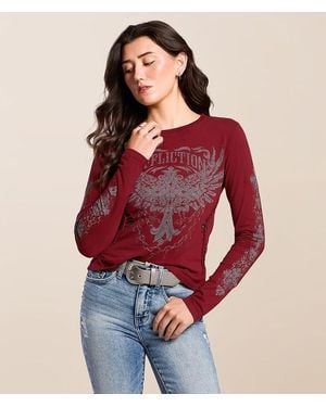 Affliction Empower T-Shirt - Red