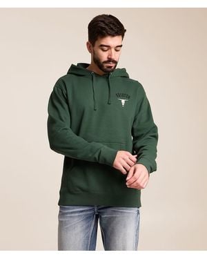 Brixton Skull Hooded Sweatshirt - Green