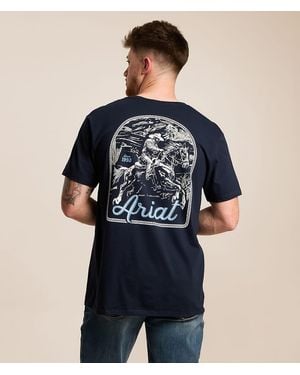 Ariat Tombstone Cowboy T-Shirt - Blue