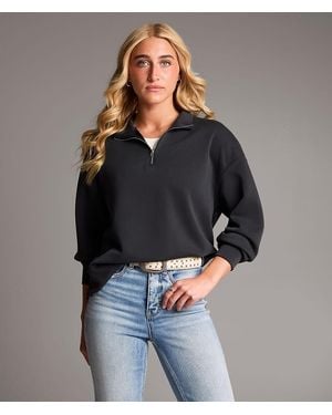 BKE Quarter Zip Pullover - Black