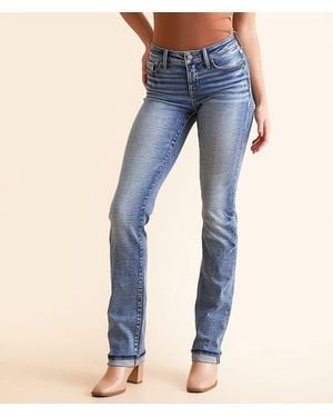Buckle Black Fit No. 53 Straight Stretch Cuffed Jean - Blue