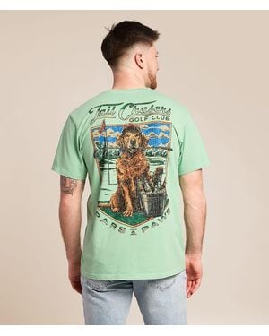 Tail Chasers Club Pars & Paws T-Shirt - Green
