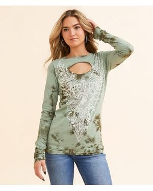Affliction Lorielle T-Shirt - Green