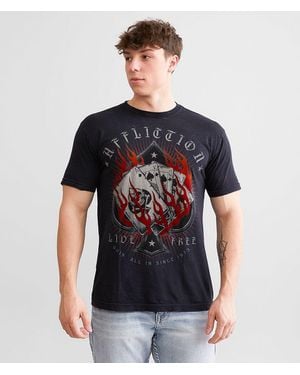 Affliction Hot Streak T-Shirt - Black