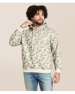 Fieldstone Camo Quilted Hooded Sweatshirt - Natural
