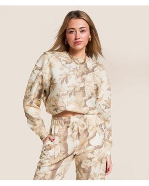 Gilded Intent Camo Pullover - Natural