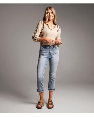 BKE Gabby Capri Stretch Jean - Blue