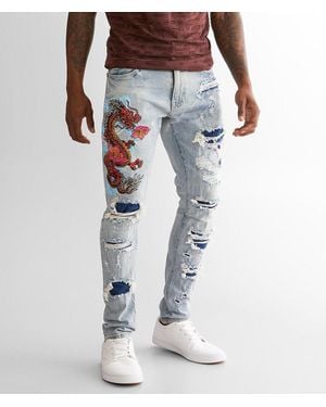 Smoke Rise Taper Stretch Jean - Multicolor