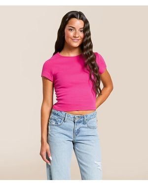 FITZ + EDDI Fitted Baby T-Shirt - Pink