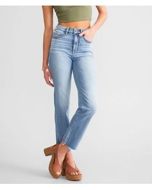 BKE Billie Cropped Straight Stretch Jean - Blue