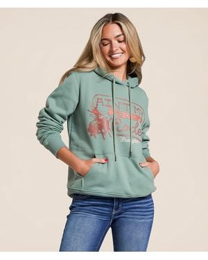 Wrangler First Rodeo Hooded Sweatshirt - Green