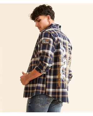 Howitzer Don'T Tread Flannel Shirt - Natural