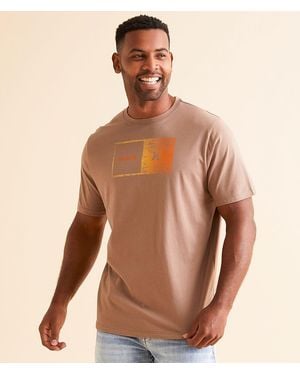 Hurley Everyday Halfer Gradient T-Shirt - Brown