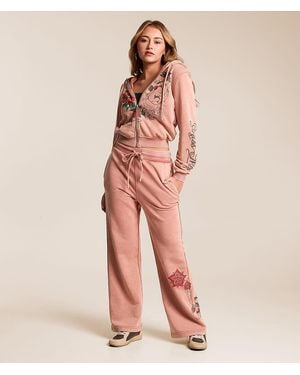 Miss Me Washed Sweatpant - Orange