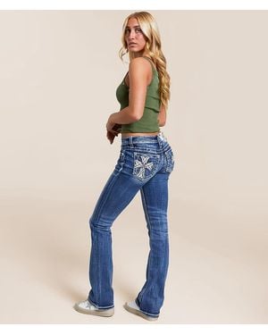 Miss Me Low Rise Tailored Boot Stretch Jean - Blue