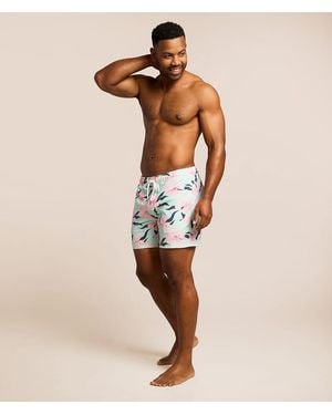 RVCA Resort Tropical Stretch Swim Trunks - Natural