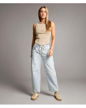 BKE Taylor Low Slung Horsehoe Stretch Jean - Gray