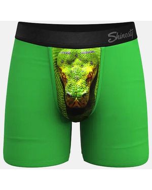 Shinesty The Trouser Snake Stretch Boxer Briefs - Green