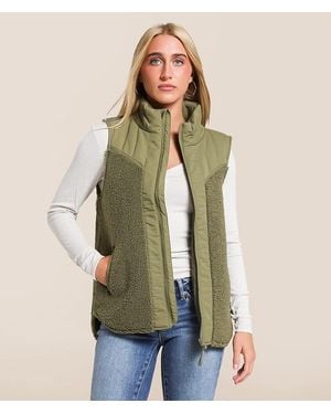 LIV OUTDOOR Vela Sherpa Vest - Green
