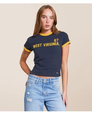 Hype and Vice West Virginia Mountaineers Baby T-Shirt - Blue