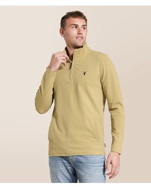 Funk Lagoon Quarter Zip Pullover - Natural