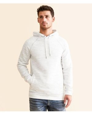 BKE Edgewood Quilted Hoodie - White