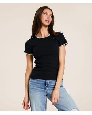 Z Supply Cassie Ribbed Top - Black
