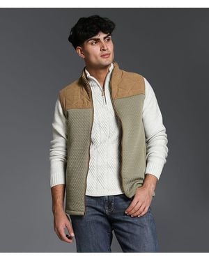 Outpost Makers Corduroy Color Block Vest - Gray