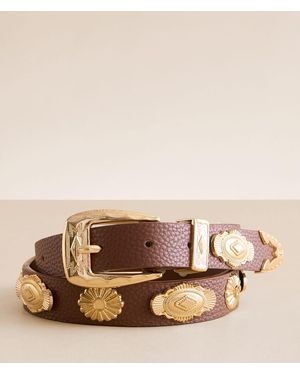 BKE Western Concho Belt - Natural