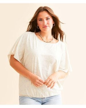 Daytrip Textured Jacquard Top - White