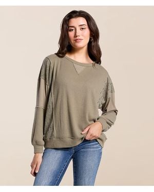Daytrip Pieced Knit Top - Natural