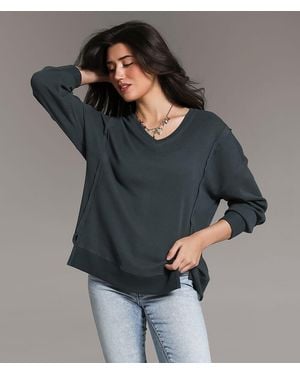 BKE Oversized Thermal Top - Gray