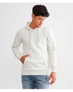 BKE Jermaine Ribbed Hoodie - White
